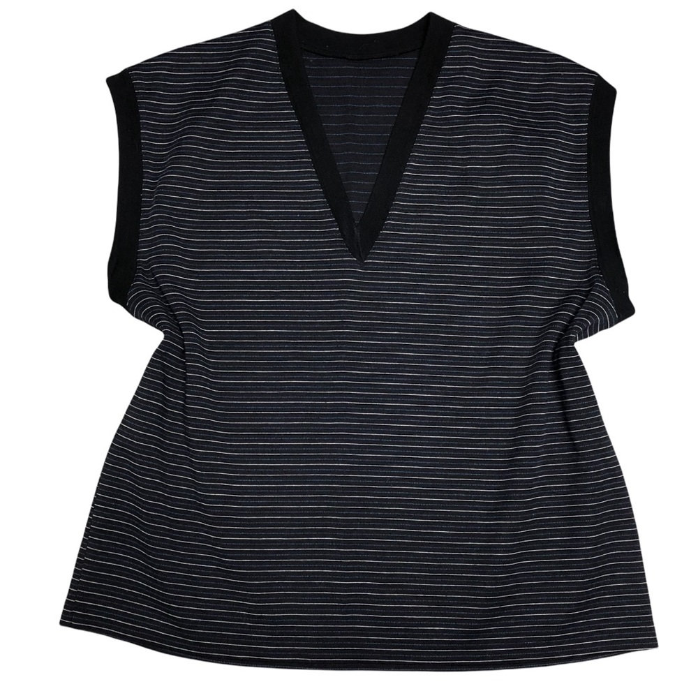 Vintage Oversized Striped Vest
